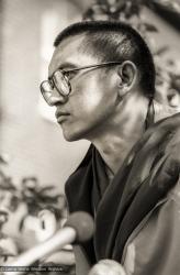 Rinpoche at Manjushri London, 1983