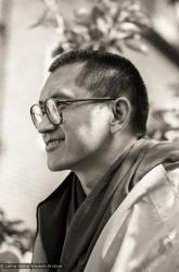 Rinpoche at Manjushri London, 1983