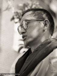 Rinpoche at Manjushri London, 1983