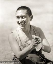 Rinpoche at Waterlow Park, 1983