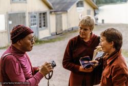 With Gun and Karin, Väddö, 1983