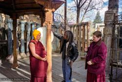 Photo Shoot with Rinpoche, Taos 1999