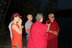 Rinpoche at Walden Pond, 2010