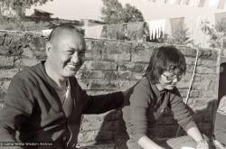 Lama and Tsen-la, Kopan, 1978