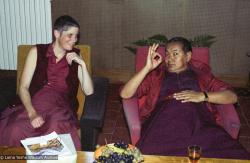 Two Thubten Yeshes, Manjushri, 1982