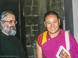 Lama and Bernard de Give, Spain, 1982