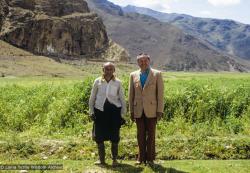 Lama with unknown friend or relative, Tolung Dechen, 1982