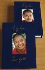 The 2 volume set of Big Love: The Life and Teachings of Lama Yeshe, by Adele Hulse, featuring the covers of both volumes.