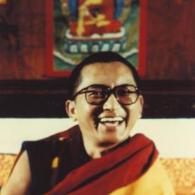 Lama Zopa Rinpoche. From the collection of Francesco Prevosti.